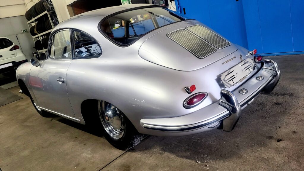 Heckansicht eines Porsche S90 nach MFK-Vorbereitung bei Weber Performance Schweiz