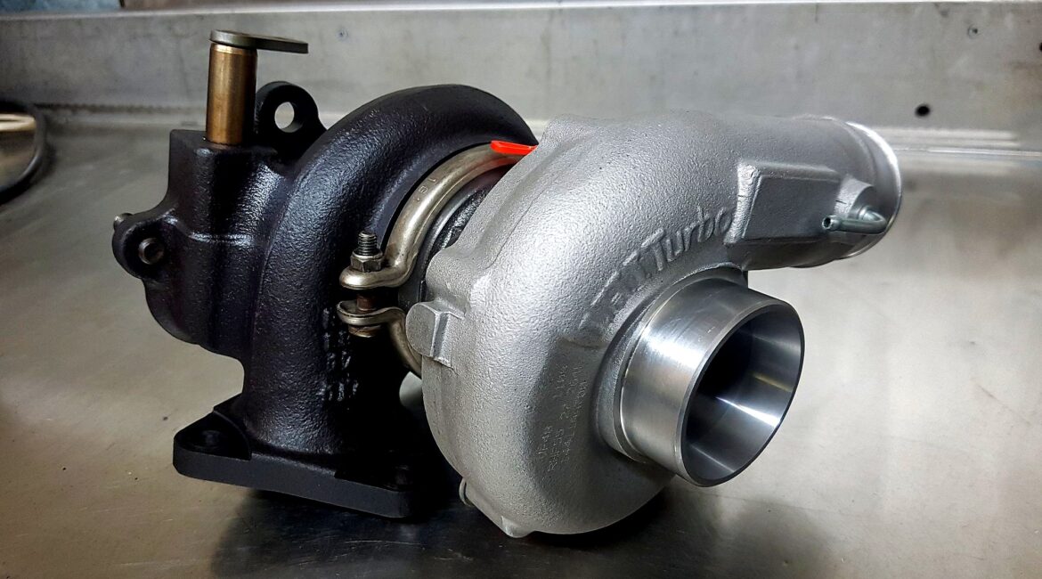 RHF55 Turbolader frisch revidiert – Seitenansicht